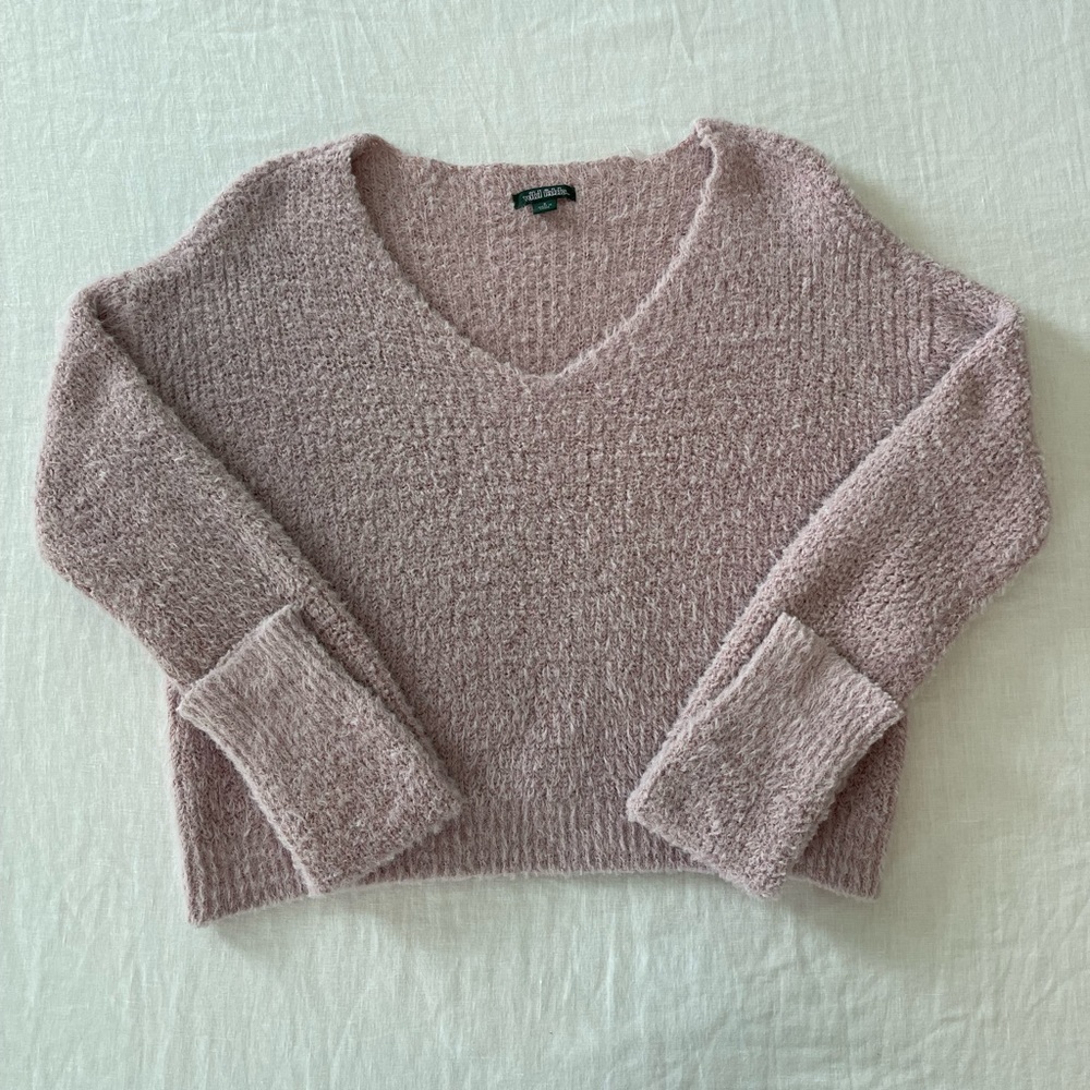 Wild fable cropped sweater size small